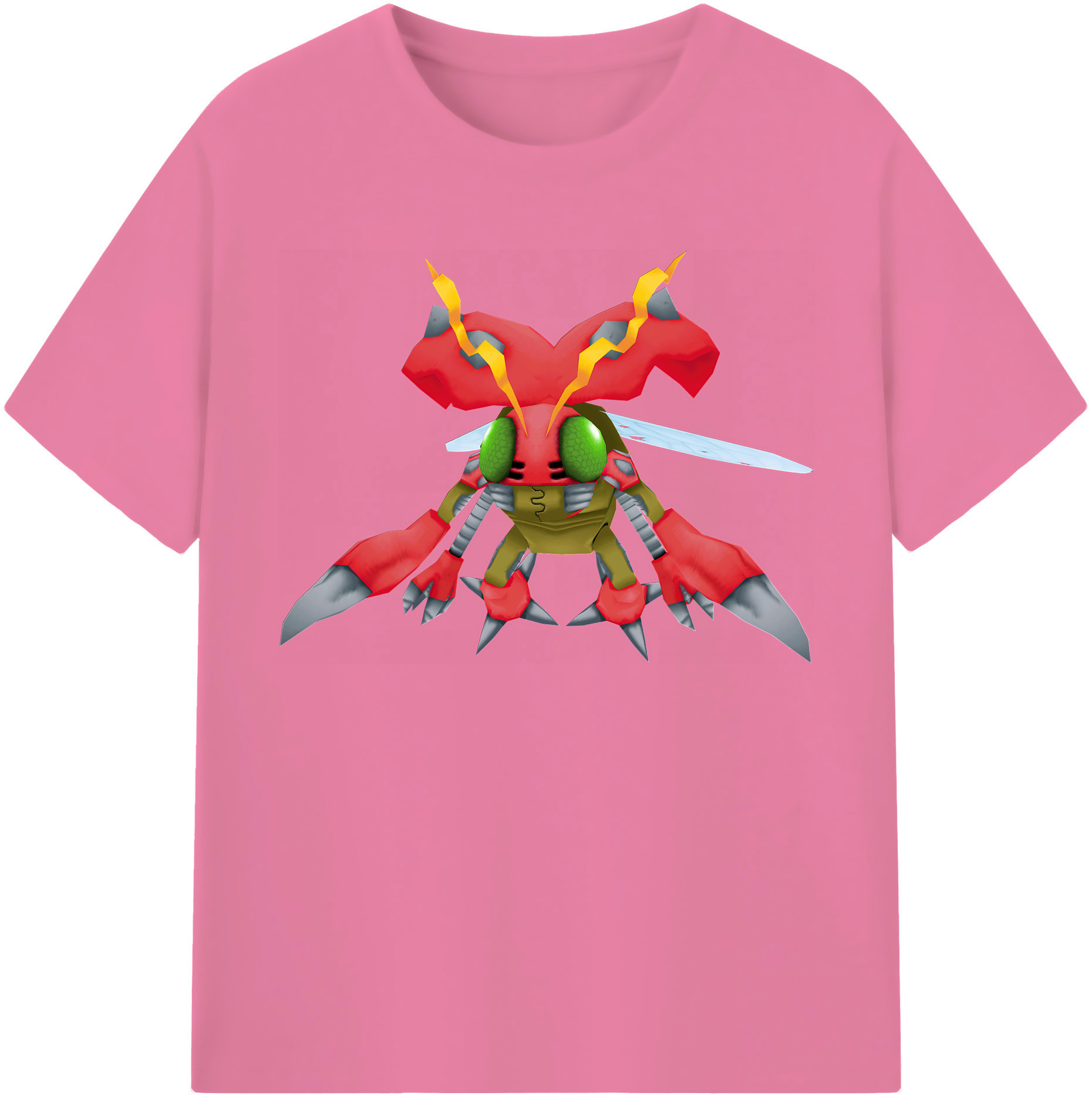 （画像用） Digimon デジタルモンスター/デジモン 綿100％半袖Tシャツ（フロントプリント）